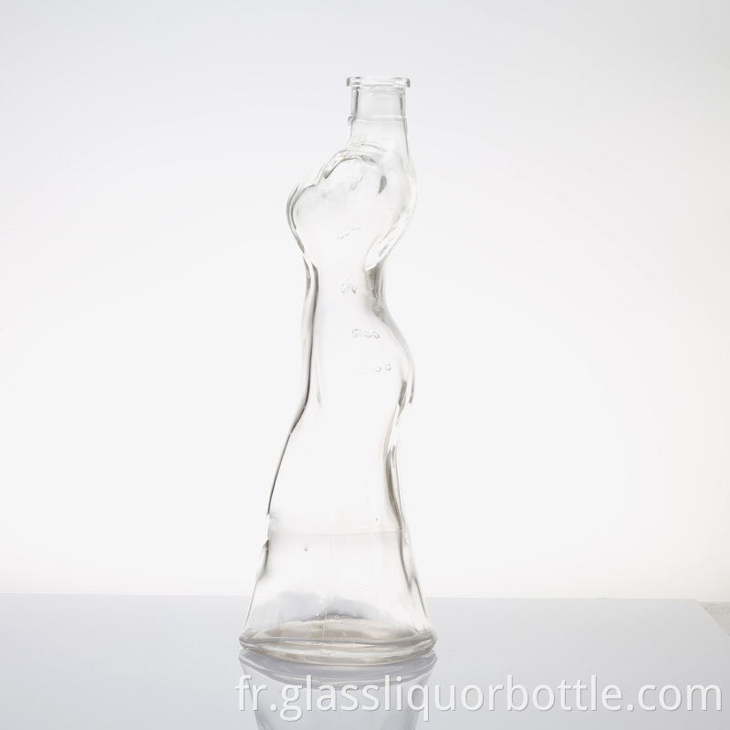 Woman Body Glass Bottle